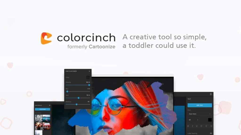 4. Colorcinch – Le meilleur outils de cartoonisation IA en ligne pour des effets artistiques